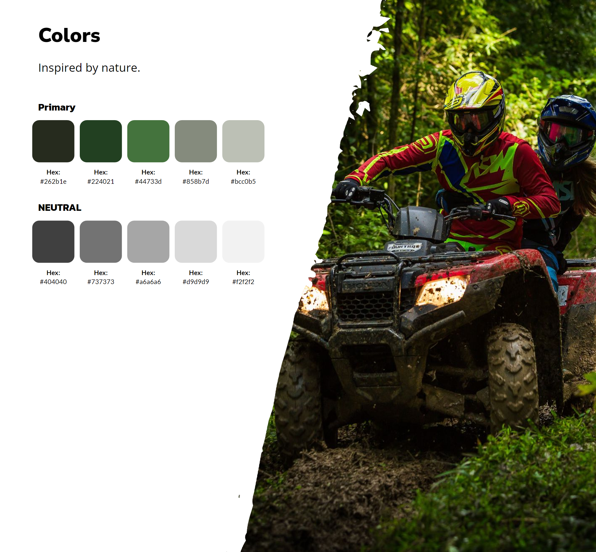 ORV Hub Brand Guide Color Swatches